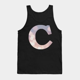 The Letter C Purple Lights Design Tank Top